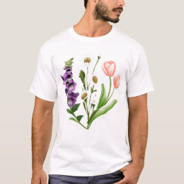 Camiseta Flores sutiles contra Trump de camisas en la Foxgl