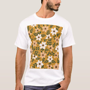 Camiseta Flores Tradicionales: Patrón sin soldadura de most