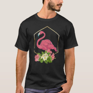 Camiseta Flores Tropicales Exóticas De Aves Animales Floral