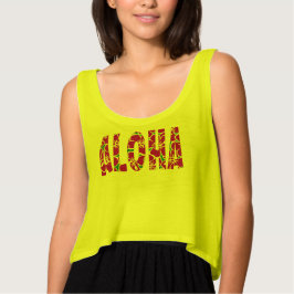 Camiseta Flores tropicales hawaianas Hibiscus Luau