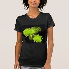Camiseta Flores verdes