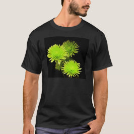 Camiseta Flores verdes