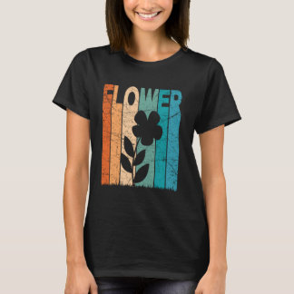 Camiseta Flores Vintage Botánicas Lover Retro Flori