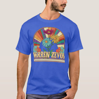 Camiseta Flores Warren Nombre Zevon Regalos Personalizados