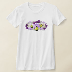 Camiseta Flores y Abejas
