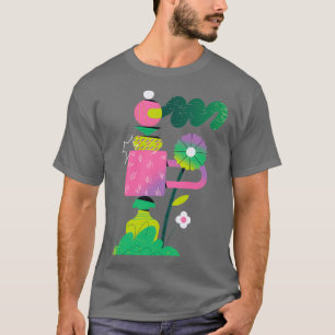 Camiseta Flores y cerámica