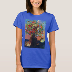 Camiseta Flores y Gatos de Paul Gauguin, Arte Antiguo Fino