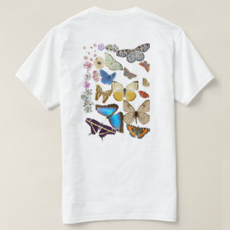 Camiseta Flores y mariposas