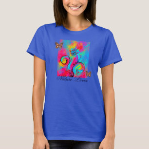 CAMISETA FLORES Y MARIPOSAS CAPRICHOSAS AMANTE DE LA NATURA