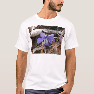 Camiseta FloresSilvestres Violeta de Pata de Pájaro Aguas T