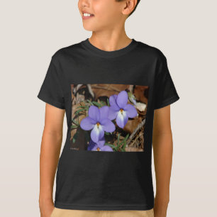 Camiseta FloresSilvestres Violeta de Pie de Pájaro III Rega