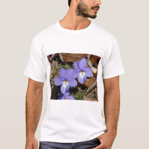 Camiseta FloresSilvestres Violeta de Pie de Pájaro III Rega