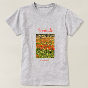 Camiseta Floriade Canberra festival de flor viajes arte