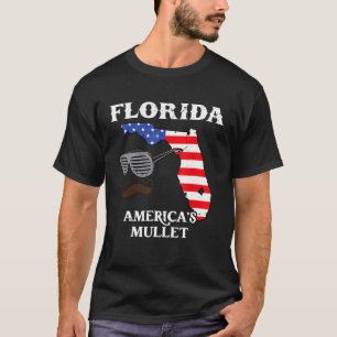 Camiseta Florida América Bandera Mullet 4 de Julio Independ
