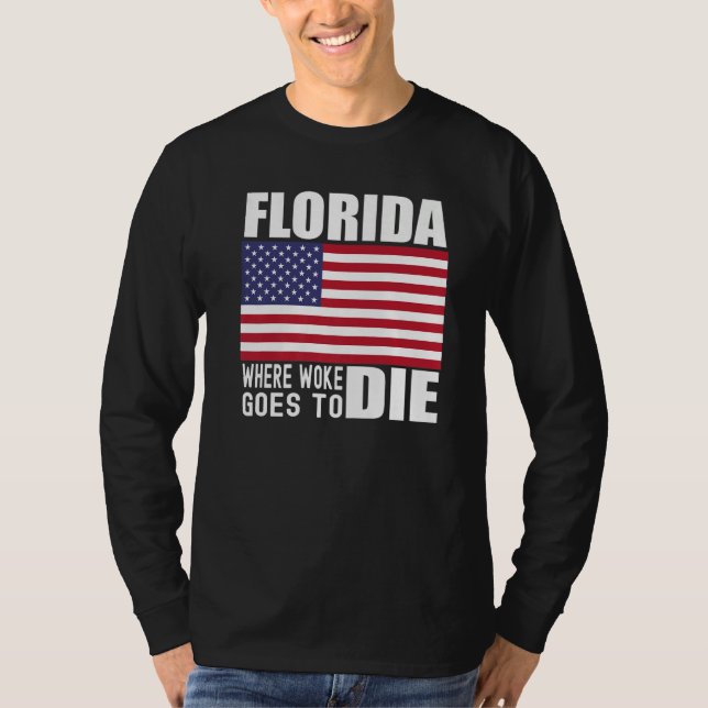 Camiseta Florida Anti Woke Anti Liberal Desantis is DeFutur (Anverso)