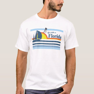 Camiseta Florida - Beach Retro 70S 80S 90S Vela Sol