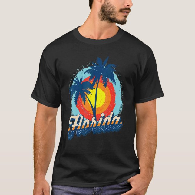 Camiseta Florida Beach Vacaciones Florida El Estado Sunshin (Anverso)