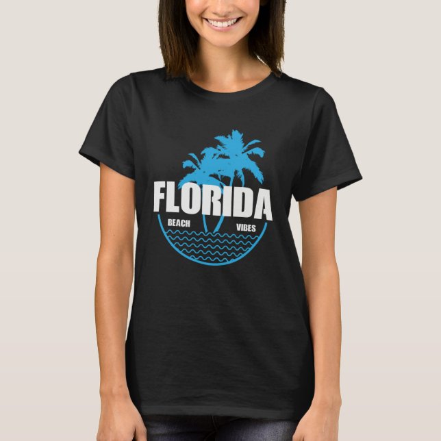 Camiseta Florida Beach Vibes USA America (Anverso)