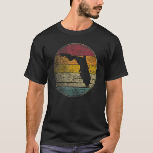 Camiseta Florida Beach Vintage Distressed Retro 70 años 80 