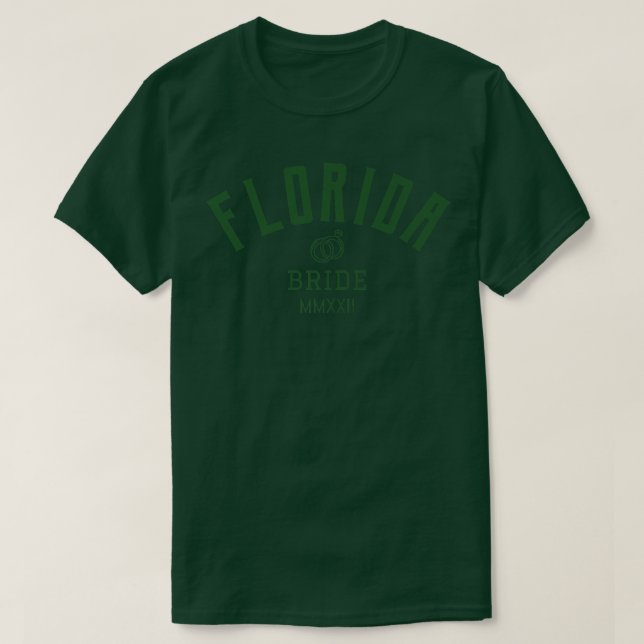 Camiseta Florida Bride  Bachelorette Party  For the Bride  (Diseño del anverso)