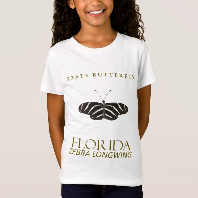 Camiseta Florida Butterfly Zebra Longwing Design (Anverso)