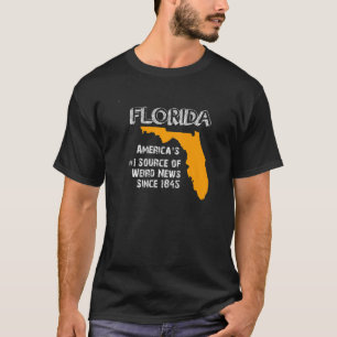 Camiseta Florida "Capital de Noticias Extraña"