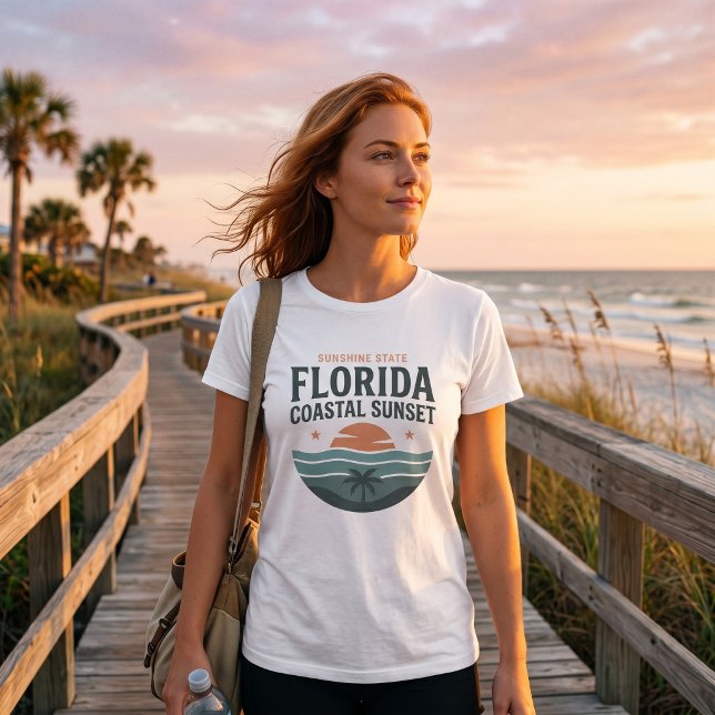 Camiseta Florida Coastal Sunset Heritage (Subido por el creador)