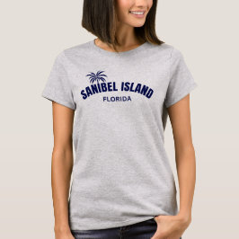 Camiseta Florida de la isla Sanibel para mujeres