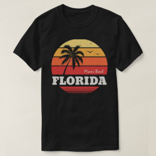 camiseta florida de la playa de miami