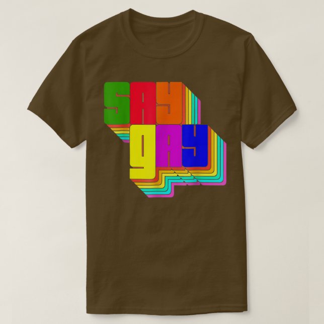 Camiseta Florida Di derechos de gays LGBT gay  (Diseño del anverso)