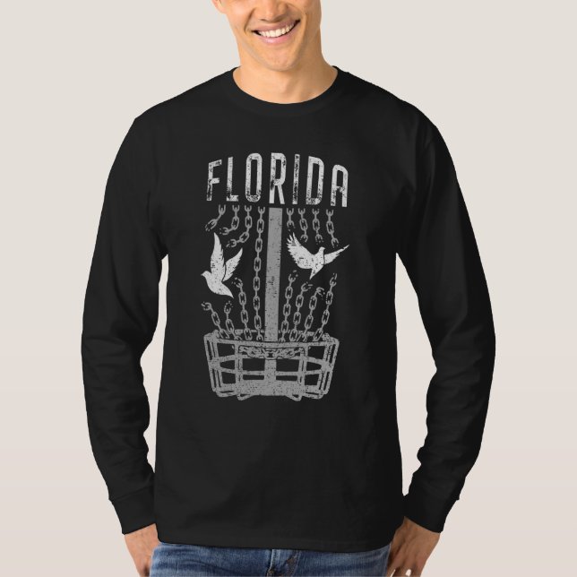 Camiseta Florida Disk Golf Player Rompiendo las cadenas Bir (Anverso)