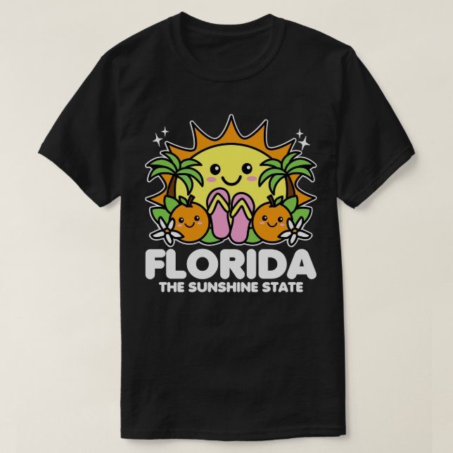Camiseta Florida El Estado Del Sol (Diseño del anverso)