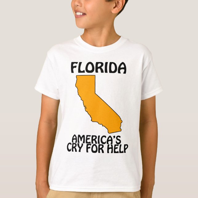 Camiseta Florida - El Grito de Ayuda de América (Anverso)