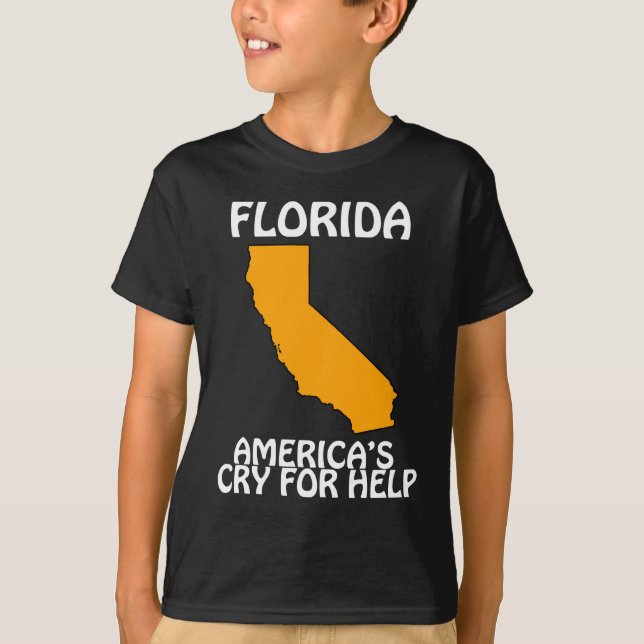 Camiseta Florida - El Grito de Ayuda de América (Anverso)