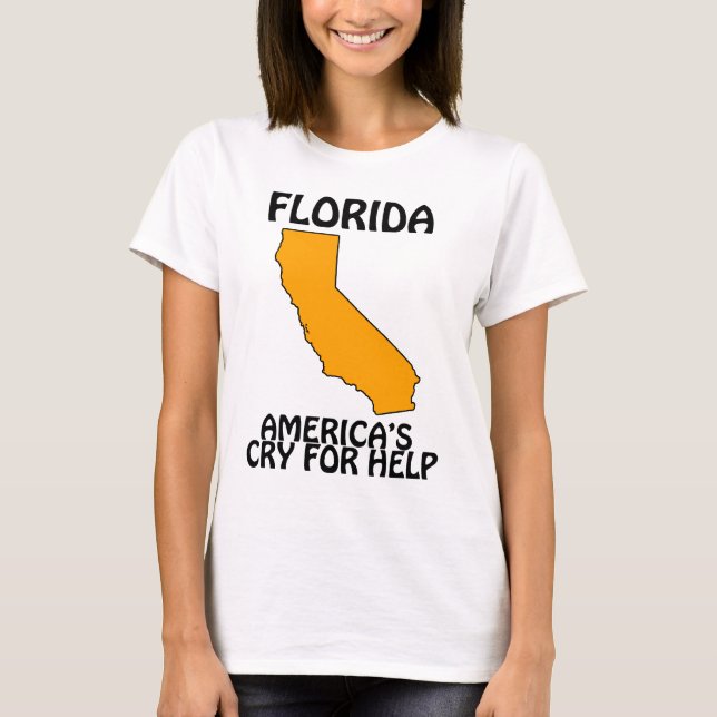 Camiseta Florida - El Grito de Ayuda de América (Anverso)