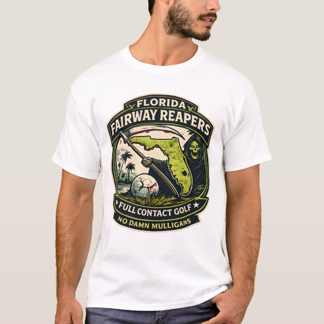 Camiseta Florida Fairway Reapers (FullContact Golf) T-Shirt (Anverso)