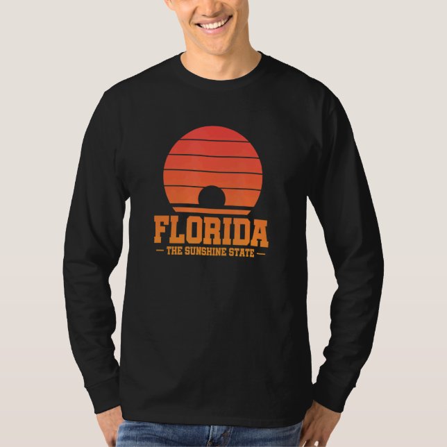 Camiseta Florida Fl Estados Unidos Sunset Beach Summer Trav (Anverso)