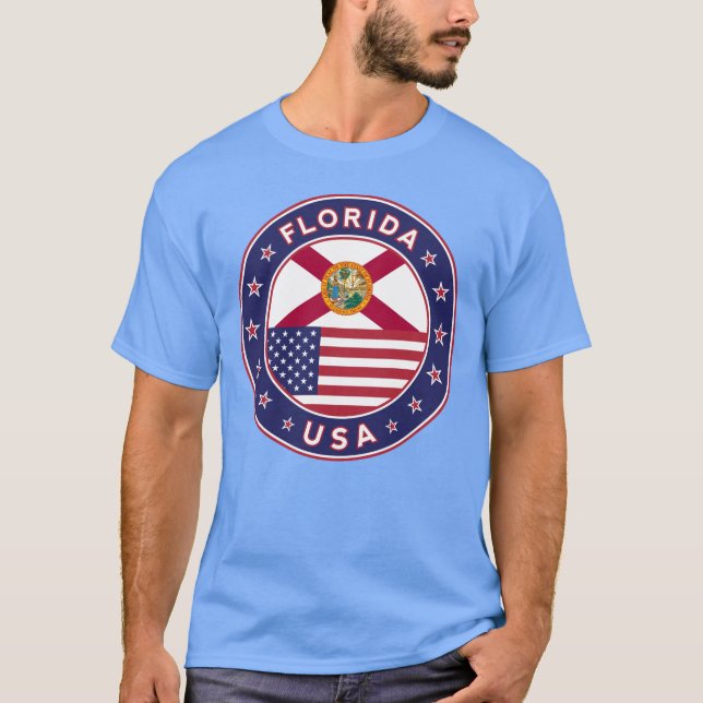 Camiseta Florida, Florida t-shirt, blue (Anverso)