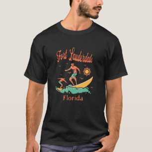 Camiseta Florida Fort Lauderdale FL surfista surfear pesca