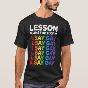 Camiseta Florida Gay Say Gay Lesson Planes Para Hoy Lgbtq G