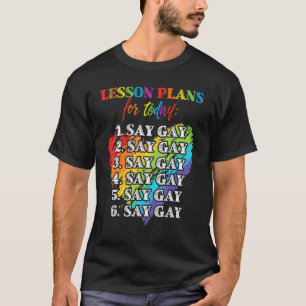 Camiseta Florida Gay Say Gay Lesson Planes Para Hoy Lgbtq G