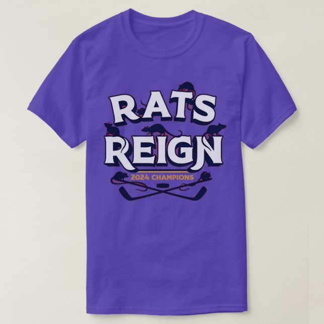 Camiseta Florida Hockey Rats Reign TShirt 1 (Diseño del anverso)