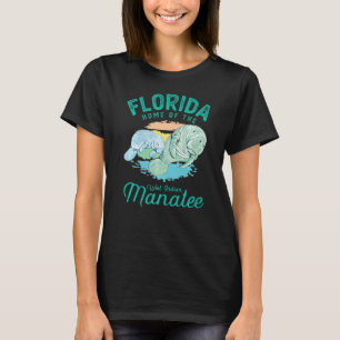 Camiseta Florida Hogar Del Manatí Vaca Marina 1