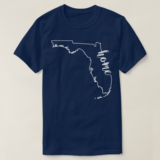 Camiseta Florida Home  for any Floridian native  (Diseño del anverso)