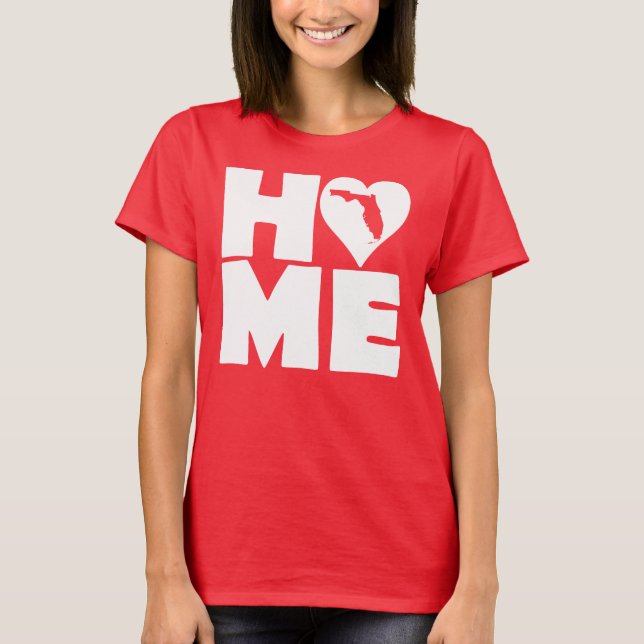 Camiseta Florida Home Heart State Tees (Anverso)