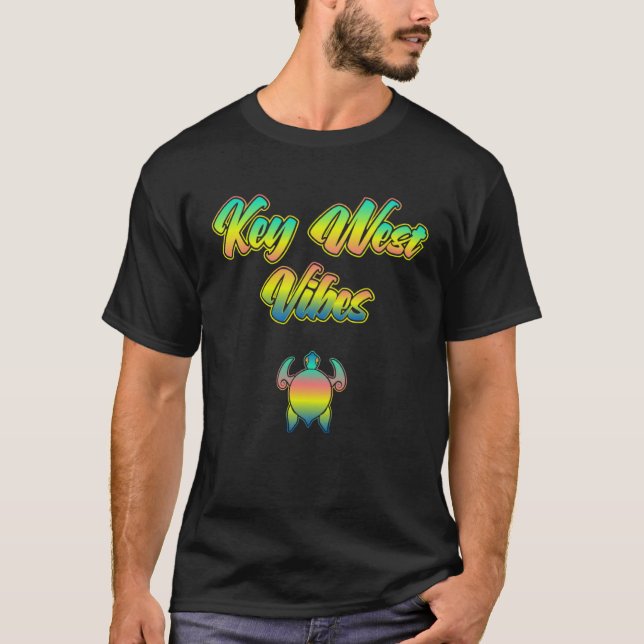 Camiseta Florida Keys Turtle Vibes  The Conch Republic of K (Anverso)