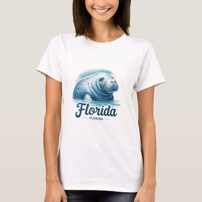 Camiseta Florida, Manatee, (Anverso)