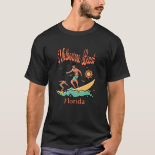 Camiseta Florida Melbourne Beach FL Surfista Surfing Pesca