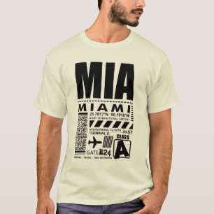 Camiseta Florida MIA Miami Airport