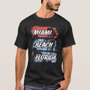 Camiseta Florida Miami Beach Palms Familia Vacacional de Ve